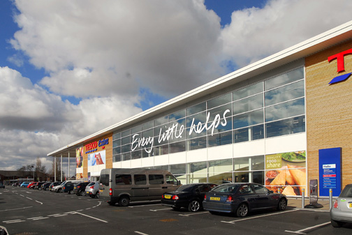 Tesco, Salford and Dublin